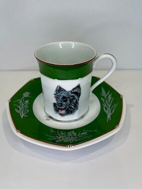 Hermes Scottie Teacup & Saucer